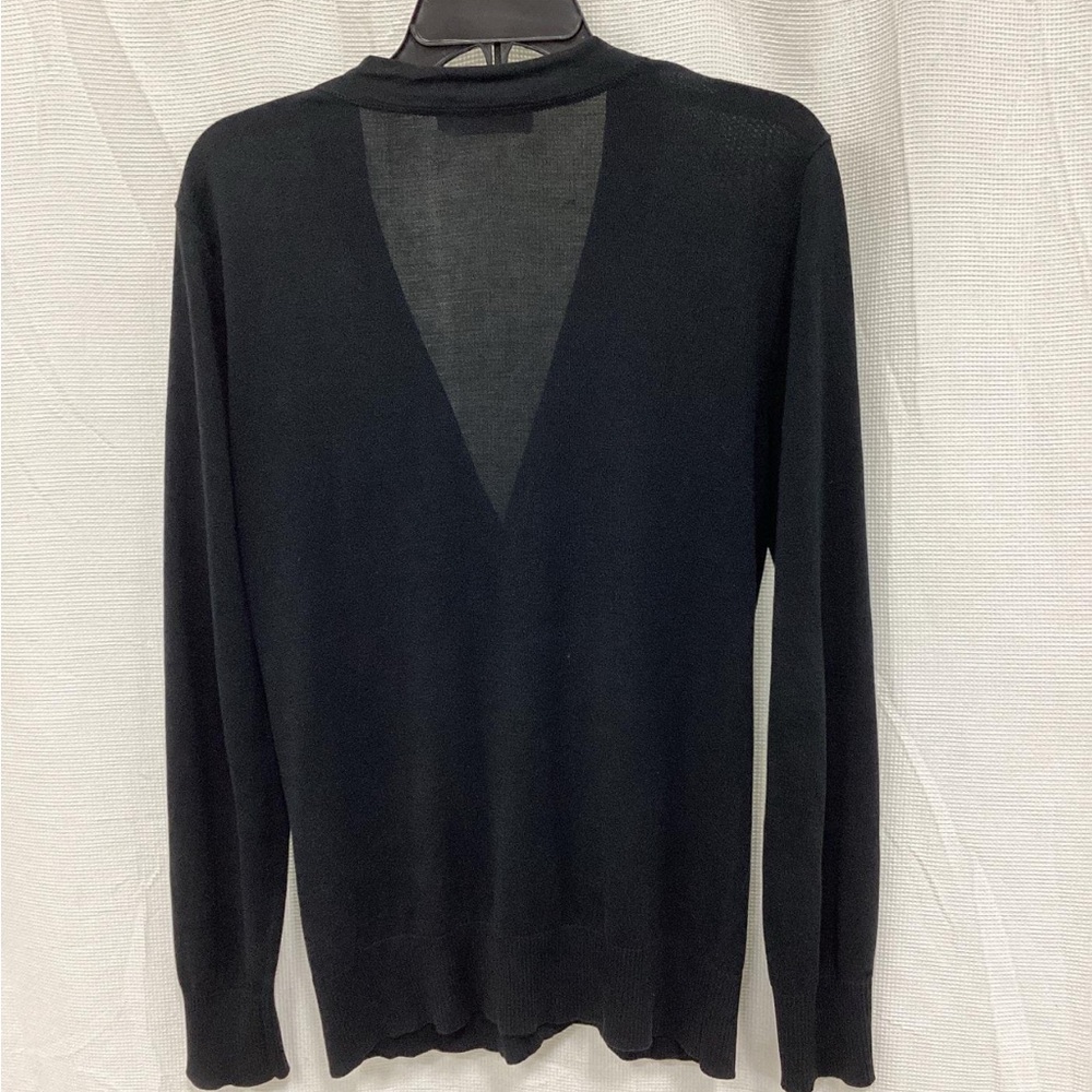 Tory Burch Navy Cardigan with Gold Buttons - Picture 3 of 5